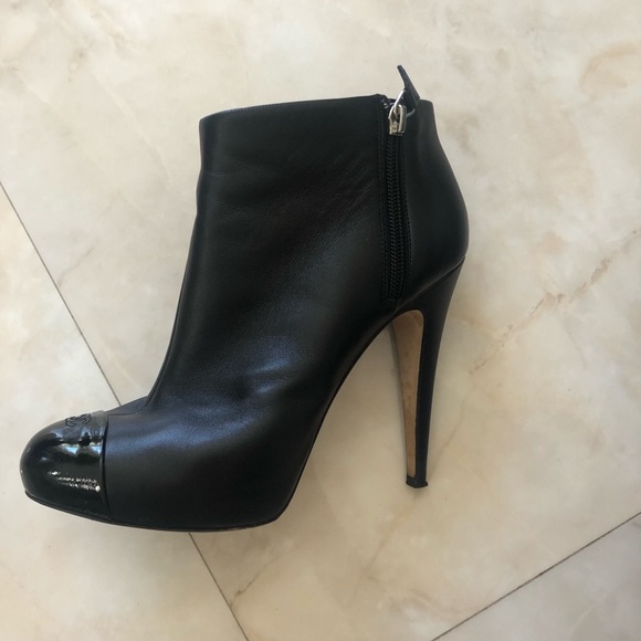 Chanel Leather Ankle Boots - Picture 9 of 16